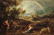 Peter Paul Rubens Landscape with Rainbow oil painting on canvas